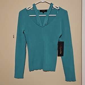 LA RAMBLA Green sweater size M